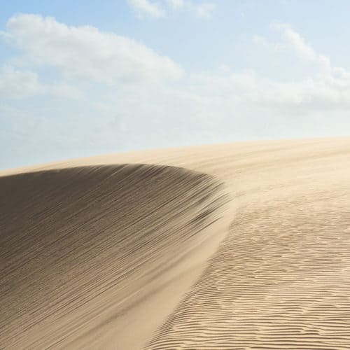 Dune de sable dans les Lençois Maranhenses au Brésil