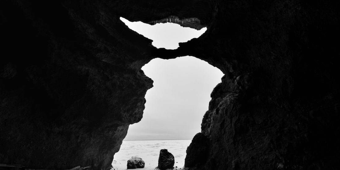 Photographie d'art de la nature Minotaure islandais grotte Vik Islande - Yves Luyet